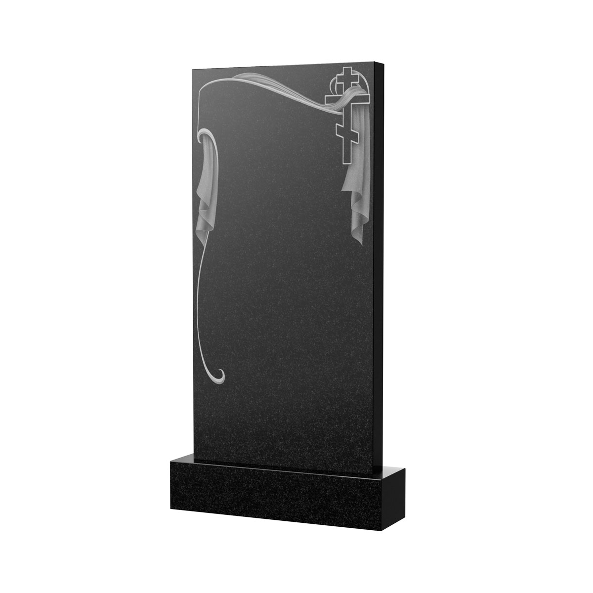 Гравировка на памятник в Севастополе | Художественное оформление на гранитную стелу, рисунок ВХО-051