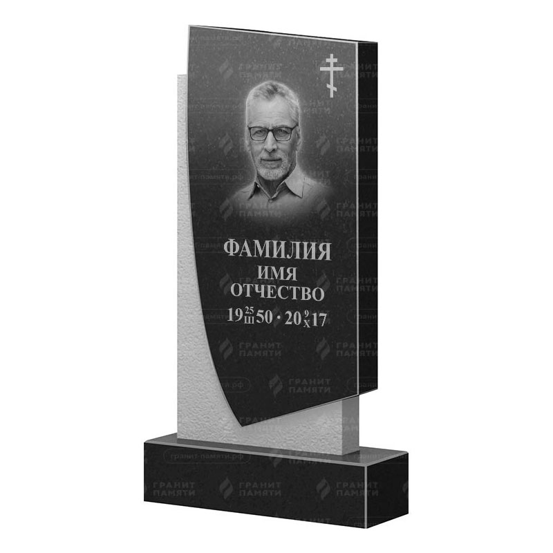 Памятники из гранита вертикальные в Севастополе | Гранитный памятник ФГ-075