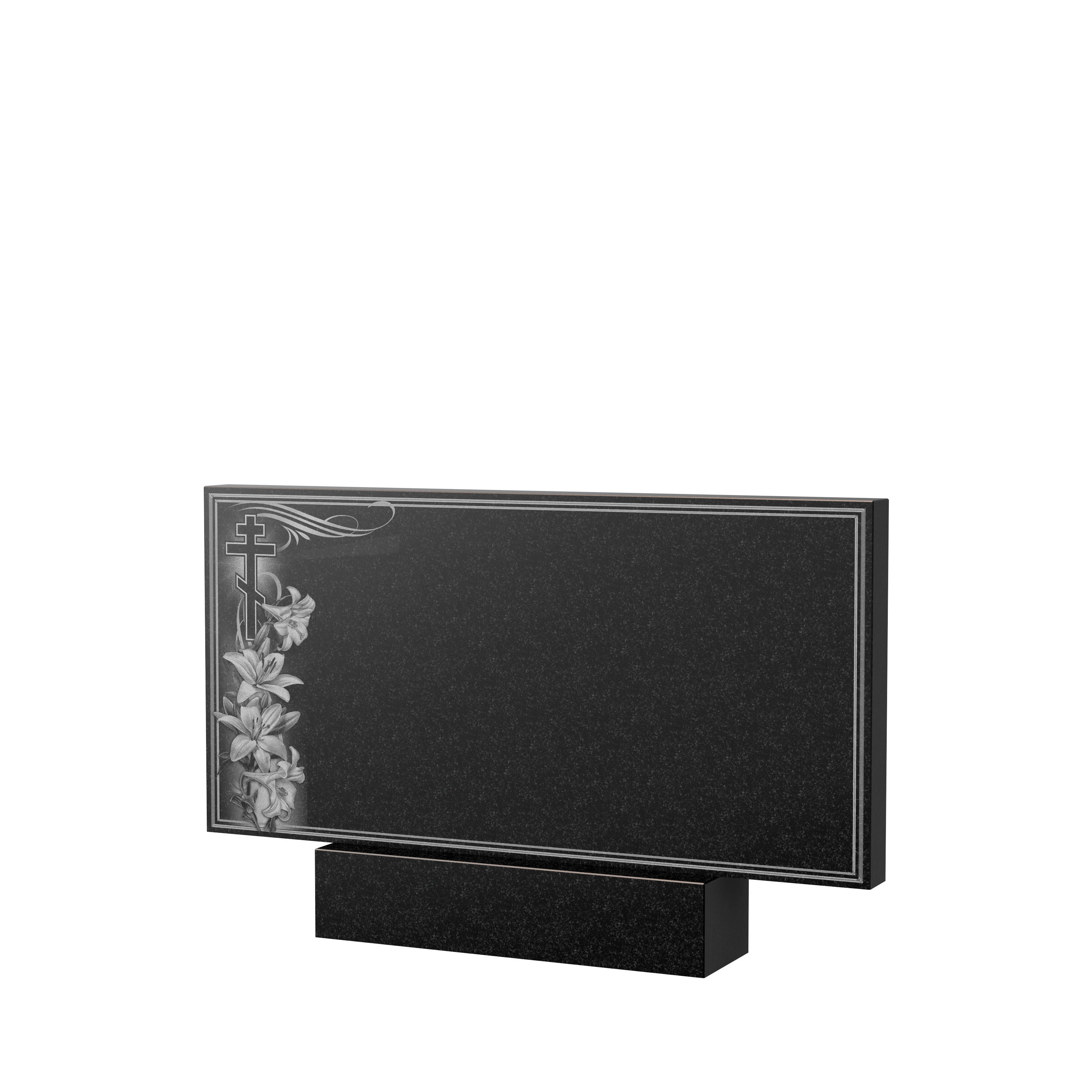 Гравировка на памятник в Севастополе | Художественное оформление на гранитную стелу, рисунок ГХО-003