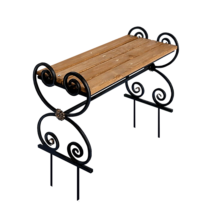 Кованые изделия в Севастополе | Кованая скамейка СТ.001