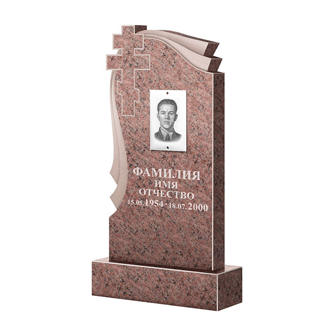 Гранитные памятники в Севастополе | Памятник из гранита Розалия Pink ФГЦ-081