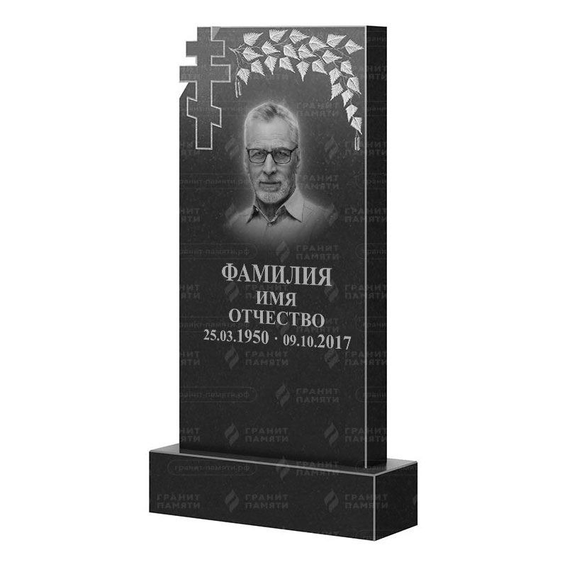 Памятники из гранита с деревом в Севастополе | Гранитный памятник ФГ-202