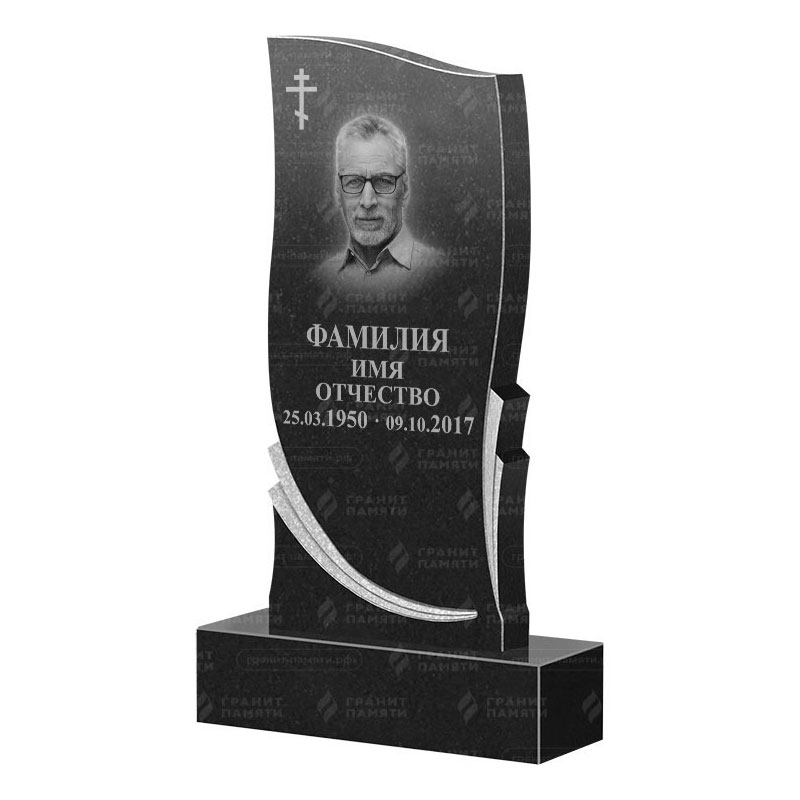 Памятники из гранита вертикальные в Севастополе | Гранитный памятник ФГ-044