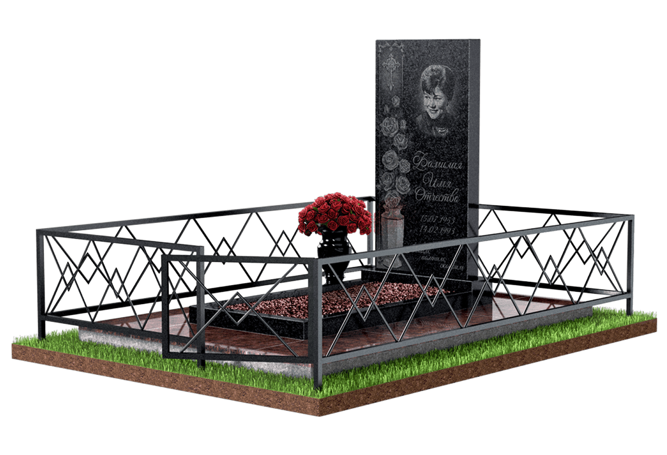 Благоустройство захоронения в Севастополе