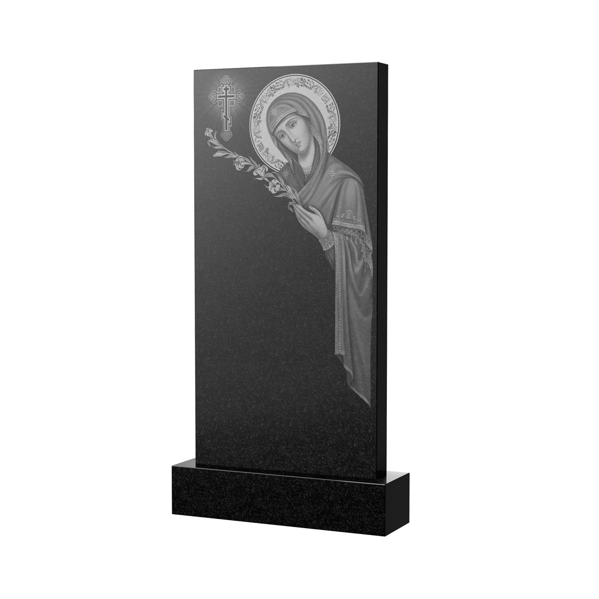 Гравировка на памятник в Севастополе | Художественное оформление на гранитную стелу, рисунок ВХО-035