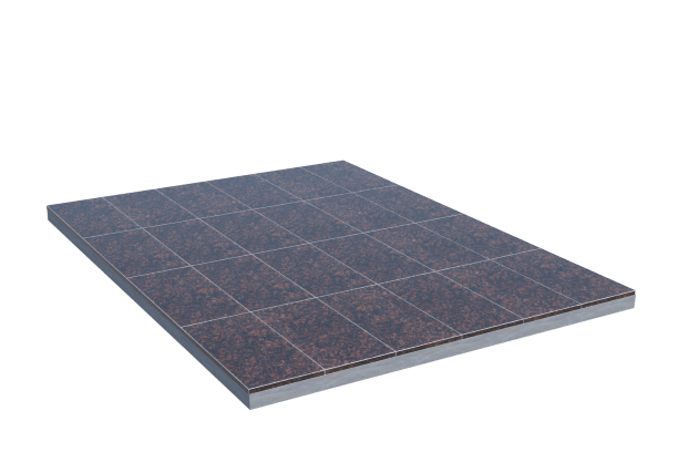 Площадки на могилу в Севастополе | Площадка с облицовкой Дымовским гранитом