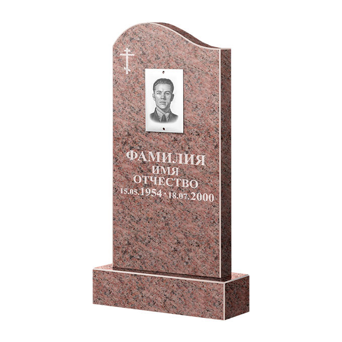 Памятники из цветного гранита в Севастополе | Памятник из гранита Розалия Pink ФГЦ-030