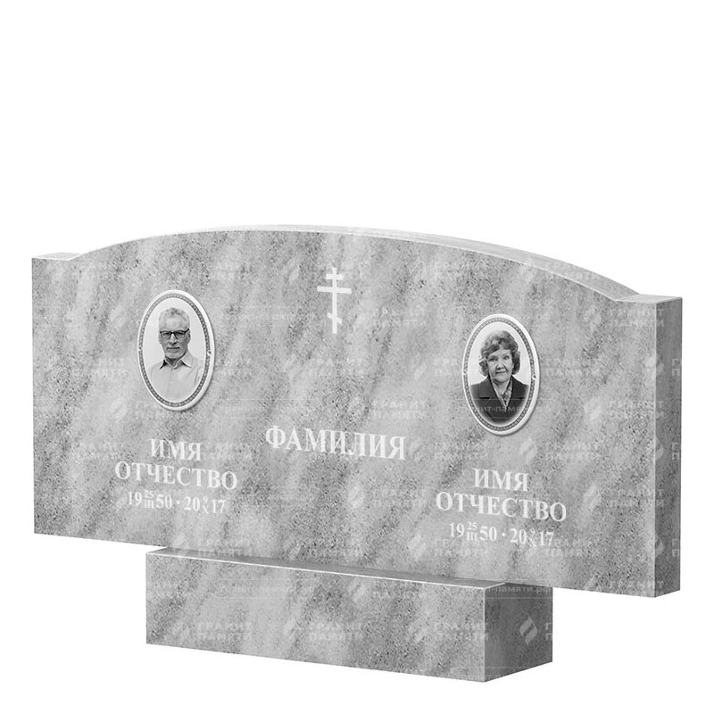 Памятники из мрамора в Севастополе | Двойной мраморный памятник ФМ-257