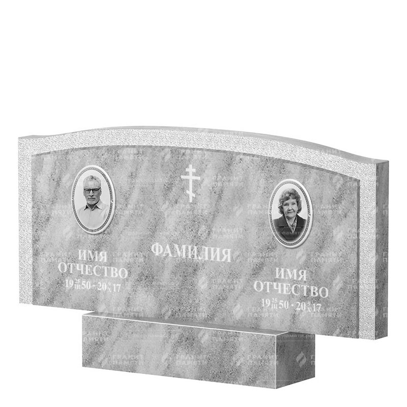 Памятники из мрамора в Севастополе | Двойной мраморный памятник ФМ-131