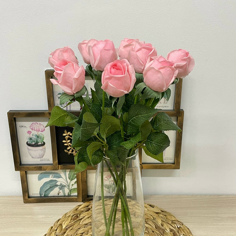 Искусственные цветы в Севастополе | Цветок искусственный «Роза», нежно-розовая, одиночный