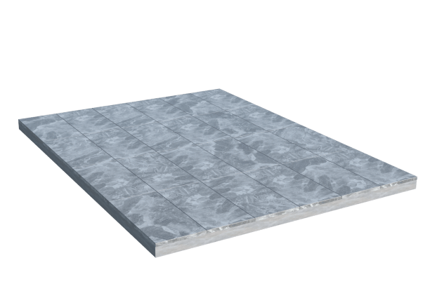 Площадки на могилу в Севастополе | Площадка с мраморной облицовкой