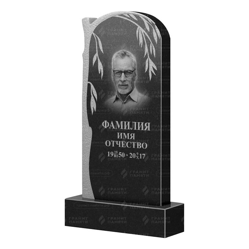 Памятники из гранита с деревом в Севастополе | Гранитный памятник ФГ-090