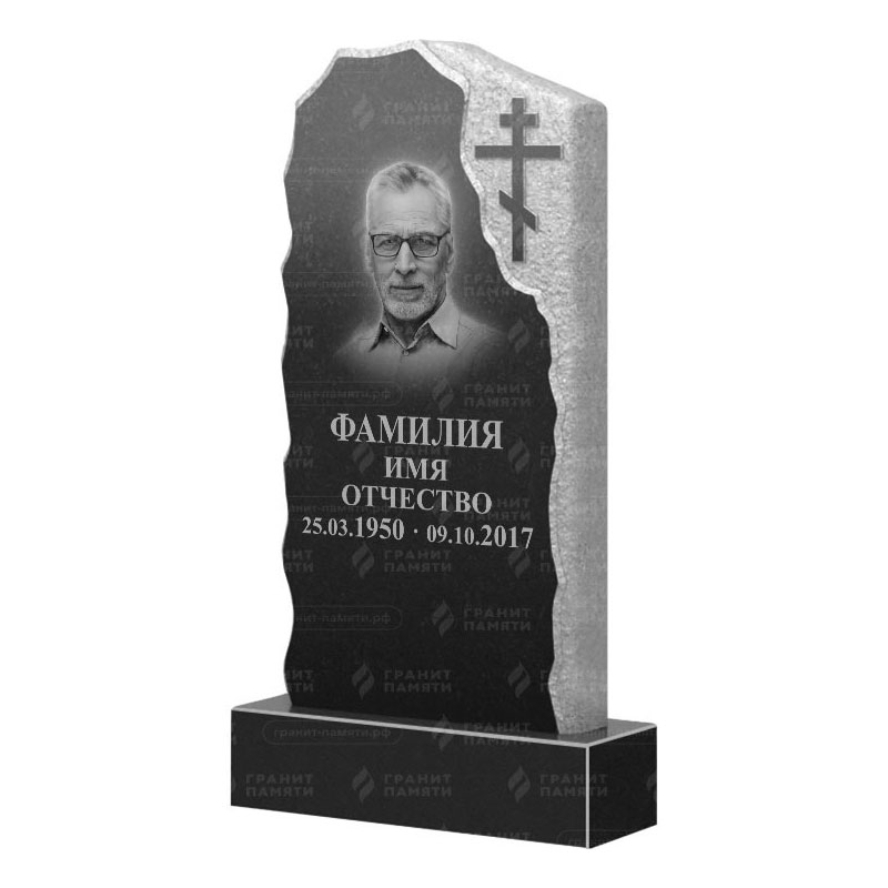 Памятники из гранита с обколом, скалы в Севастополе | Гранитный памятник ФГ-231