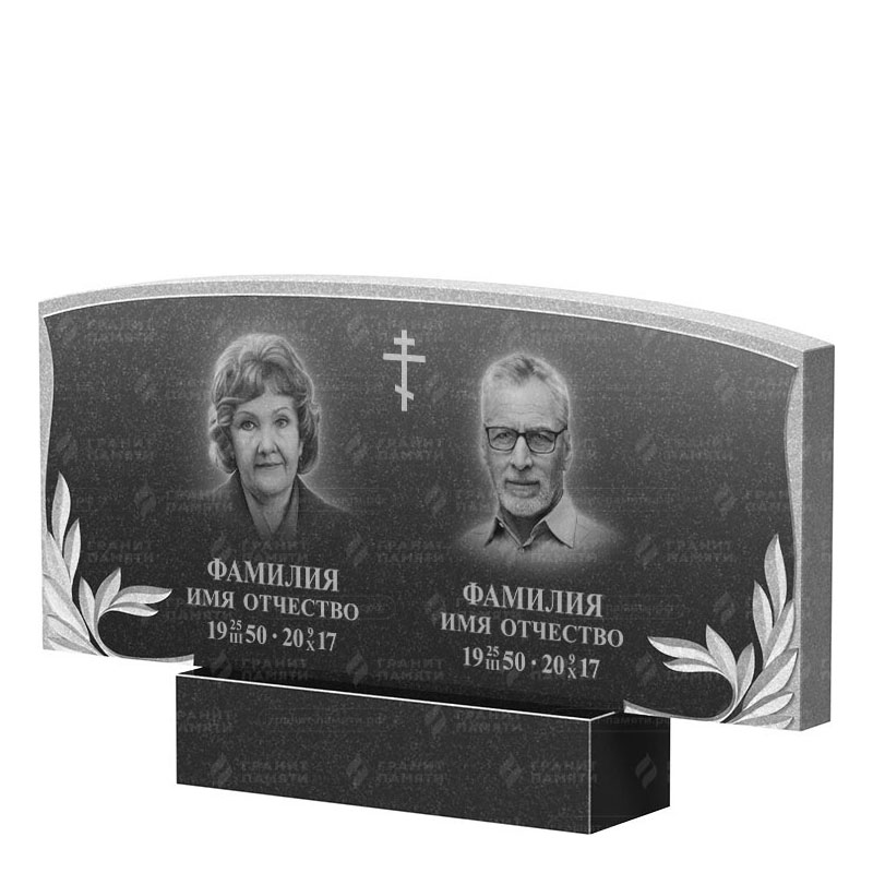 Памятники из гранита двойные в Севастополе | Двойной гранитный памятник ФГ-135