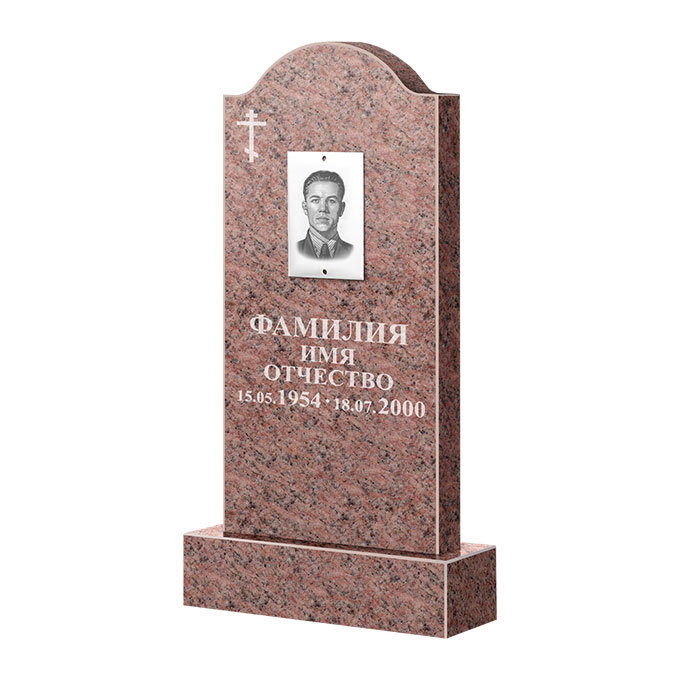 Памятники из цветного гранита в Севастополе | Памятник из гранита Розалия Pink ФГЦ-012