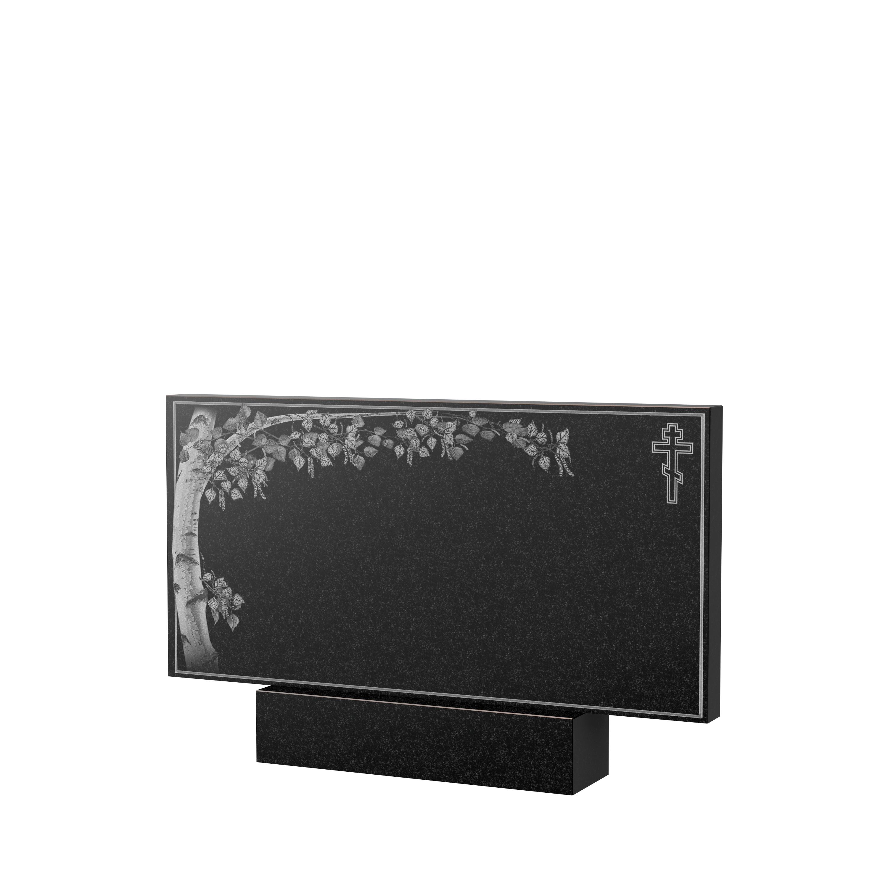 Гравировка на памятник в Севастополе | Художественное оформление на гранитную стелу, рисунок ГХО-005