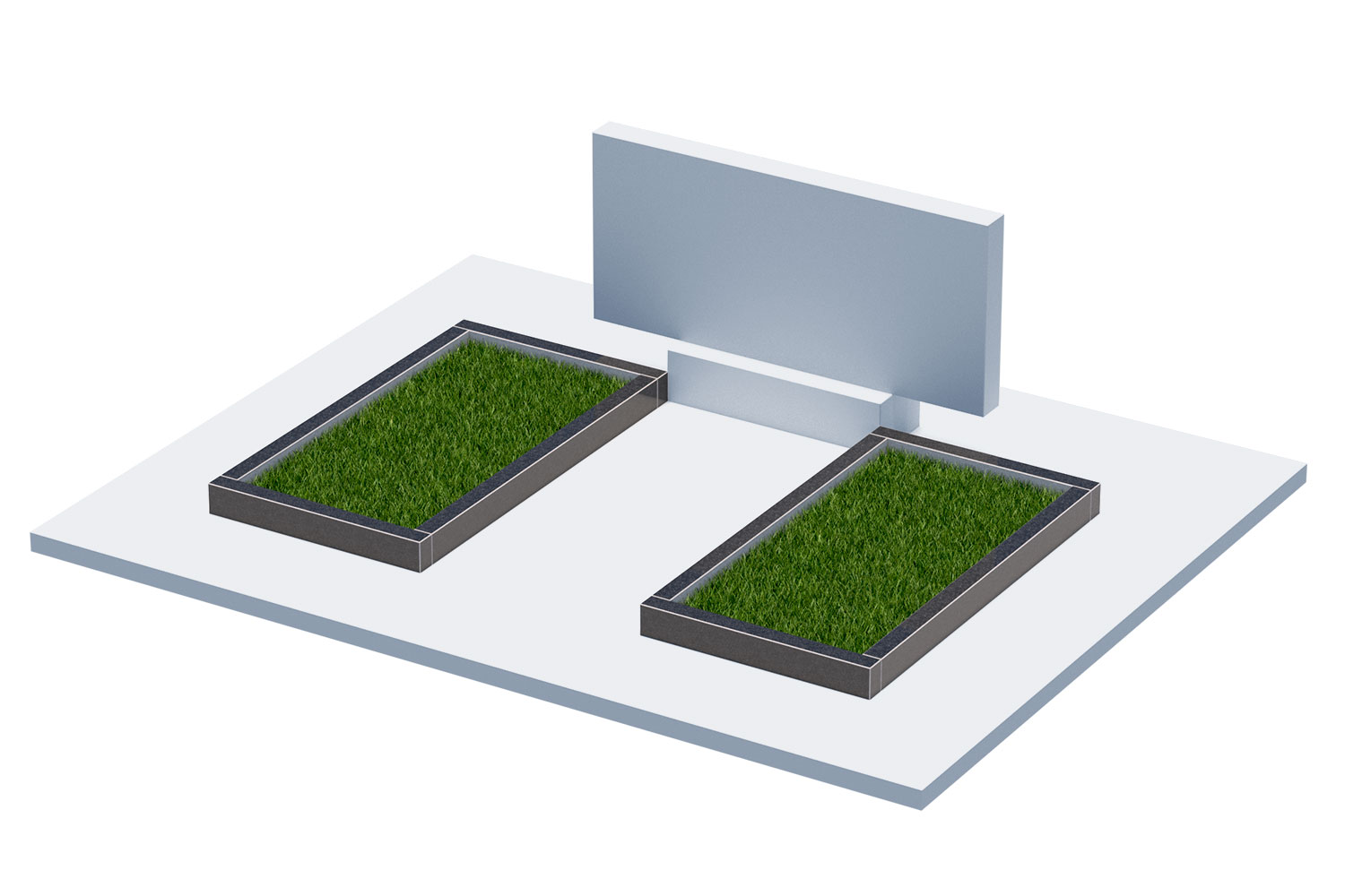 Цветники и надгробные плиты в Севастополе | Цветник Автономный, 2 шт