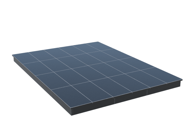 Площадки на могилу в Севастополе | Площадка с вертикальной (10 см) облицовкой гранитом Габбро