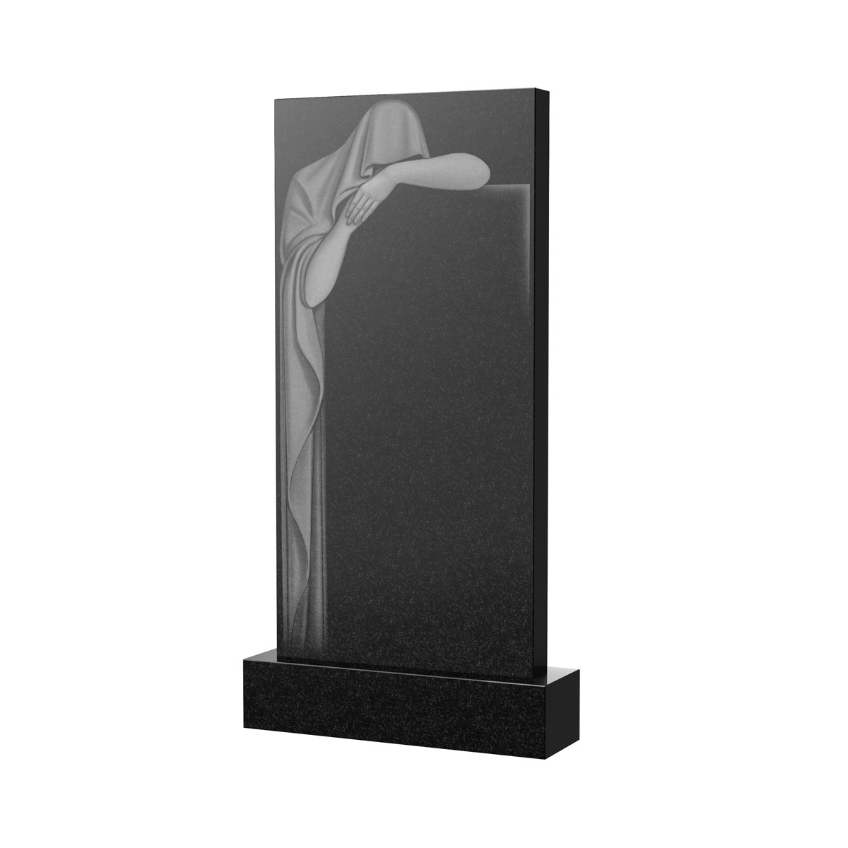 Гравировка на памятник в Севастополе | Художественное оформление на гранитную стелу, рисунок ВХО-036