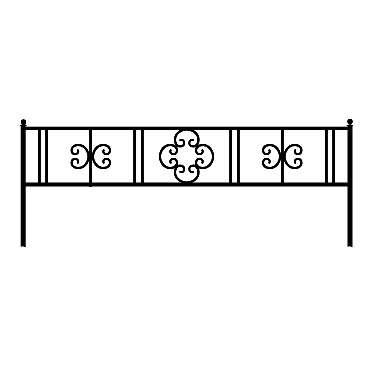 Кованые изделия в Севастополе | Кованая оградка ОГ.006