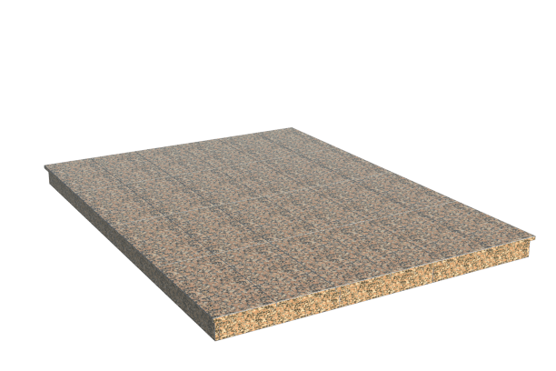 Площадки на могилу в Севастополе | Площадка с вертикальной (10 см) облицовкой Южно-султаевским гранитом