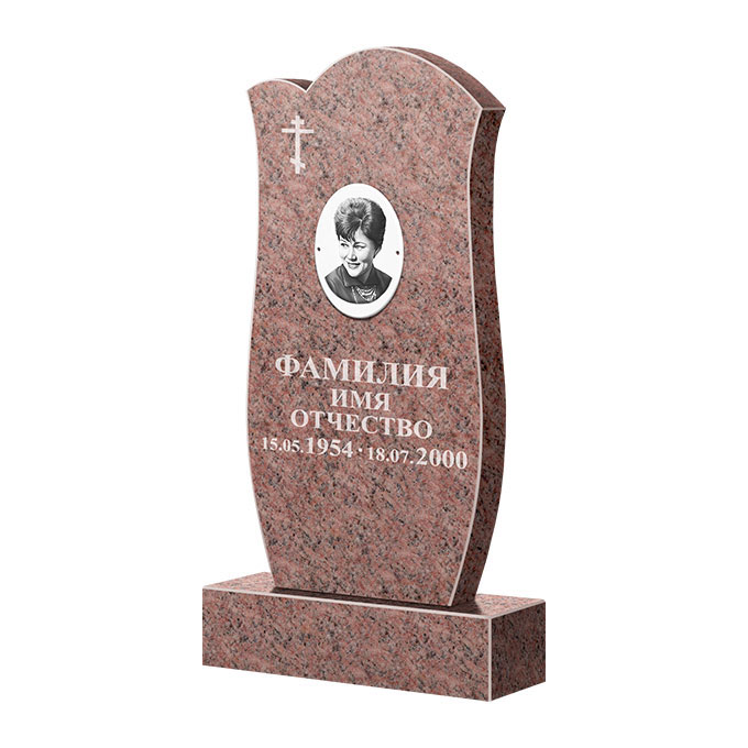 Памятники из цветного гранита в Севастополе | Памятник из гранита Розалия Pink ФГЦ-039